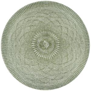 Mandala zöld, 38 cm-es tányéralátét