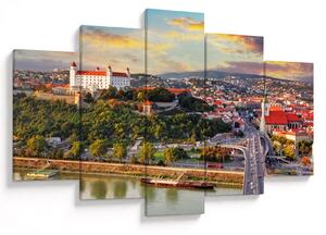 Kép - panoráma, Pozsony, Szlovákia (150x105 cm)