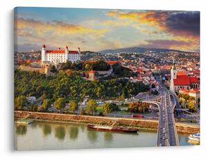 Kép - panoráma, Pozsony, Szlovákia (70x50 cm)