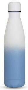 Snow Pasztell Ombre duplafalú termosz - 500 ml - Fehér-kék