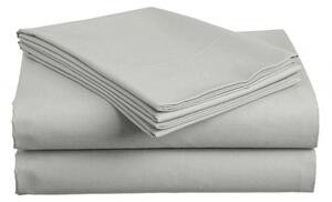 Mikroplüss lepedő BASIC világosszürke 200x220 cm