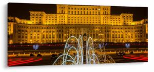 Kép - A Parlament palotája, Bukarest, Románia (120x50 cm)