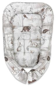 Baby Shop babafészek 55x75 cm - Erdő állatai