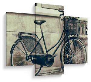Kép - Vintage kör virágokkal (90x60 cm)