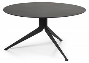 Fekete fém kerek dohányzóasztal ø 78 cm Daley – Spinder Design