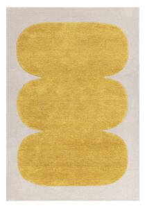 Okkersárga kézi szövésű gyapjú szőnyeg 120x170 cm Canvas – Asiatic Carpets