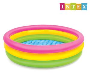 INTEX "Sunset Glow" 3 gyűrűs gyermekmedence - 57412np - Szivárvány