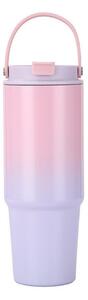 Színátmenetes thumbler, utazópohár 820 ml - Pink/lila