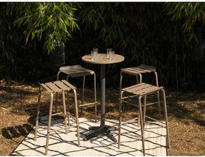 Alumínium kerek kerti bárasztal ø 55,5 cm Alicante – Ezeis