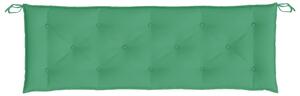 VidaXL 2 db zöld oxford szövet kerti padpárna 150 x 50 x 7 cm