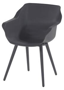 Sötétszürke műanyag kerti szék szett 2 db-os Sophie Studio – Hartman