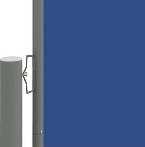 VidaXL kék behúzható oldalsó napellenző 117 x 1200 cm