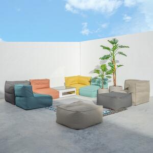 Bézs kerti kanapé modul (variálható) Gissele – LDK Garden