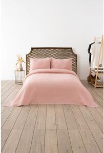 Rózsaszín ágytakaró 200x220 cm Waffle – Mijolnir