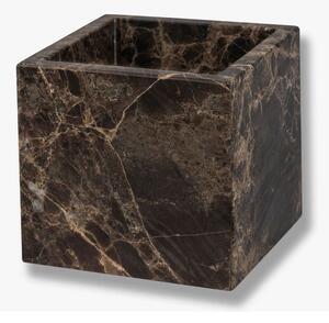 Sötétbarna márvány fürdőszobai rendszerező vattakorongokhoz Marble – Mette Ditmer Denmark