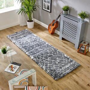 Asiatic műszálas szőnyeg alto grey cream al05 - 80 x 240 cm