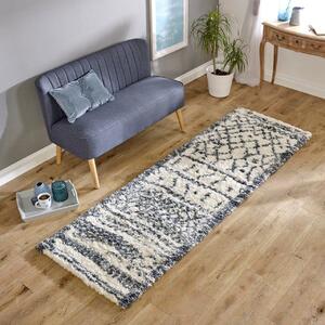 Asiatic műszálas szőnyeg alto cream grey al04 - 80 x 240 cm