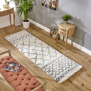 Asiatic műszálas szőnyeg alto cream grey al02 - 80 x 240 cm