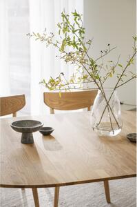 Natúr színű tölgyfa kerek bővíthető étkezőasztal ø 120 cm Filippa – Rowico