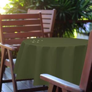 Kerek kerti asztalterítő Ø 150 cm katonai zöld