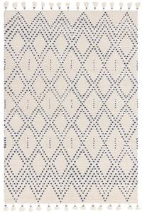 Asiatic gyapjú szőnyeg nepal cream blue diamond - 120 x 170 cm