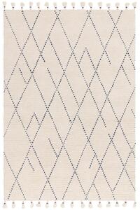 Asiatic gyapjú szőnyeg nepal cream blue linear - 120 x 170 cm