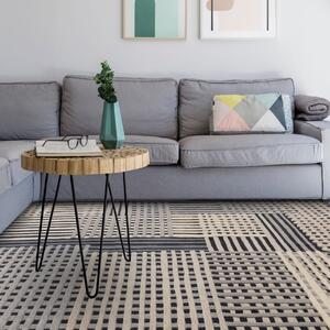 Asiatic gyapjú szőnyeg aspect grey multi - 120 x 170 cm