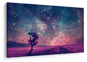 Kép - természetfeletti éjszakai égbolt (90x60 cm)