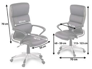 Forgatható irodai fotel eg-228 fekete