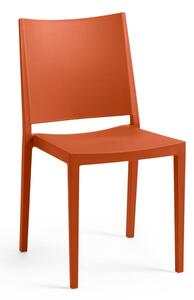 Narancssárga műanyag kerti szék Mosk – Rojaplast