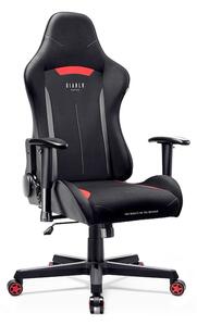 Diablo X-ST4RTER szövet gamer szék Normal Size: Fekete-piros Diablochairs 1430