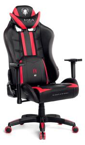 Diablo X-Ray gamer szék King Size: Fekete-piros Diablochairs 27-7M1J-0Q9V