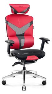 Ergonomikus irodai szék DIABLO V-DYNAMIC: kármin Diablochairs 3S-7H80-CPQL