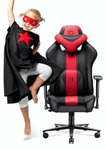 Diablo X-Player 2.0 szövet gamer szék gyerekeknek Kids Size: kármin-antracit Diablochairs 3E-W0IK-9XB0