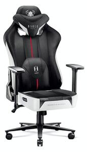 Diablo X-Player 2.0 szövet gamer szék King Size: fehér-fekete Diablochairs EV-4PJB-7Q01