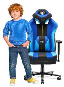 Diablo X-Player 2.0 szövet gamer szék gyerekeknek Kids Size: frost black/ fekete Diablochairs 1224