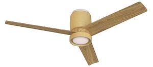 Ceramica M LED mennyezeti ventilátor, bézs/fa színű, DC, csendes – Mantra Mantra Iluminación, Ceramica M, dimmable, Bézs, Nappali, Fém, Modern