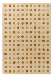 Sárga kézi szövésű gyapjú szőnyeg 120x170 cm Dotty – Asiatic Carpets