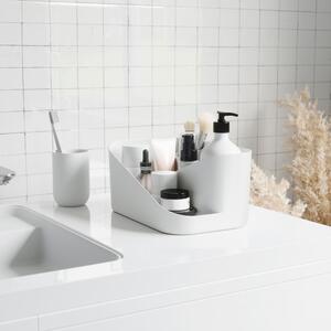 Fehér műanyag fürdőszobai rendszerező kozmetikumokhoz Glam – Umbra