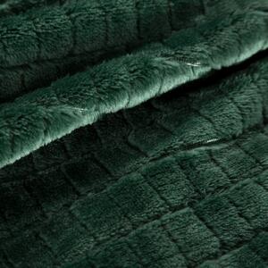 Mikroszálas takaró 3D effektussal Cindy2 sötét zöld