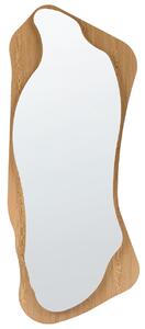 Falitükör LAMBLORE 58 cm 171 cm LED Világosbarna