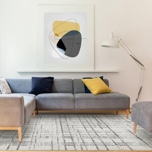 Asiatic műszálas szőnyeg nova grid grey nv31 - 120 x 170 cm