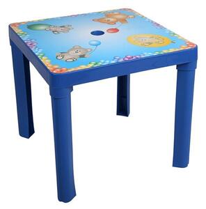 Gyerek kerti bútor- műanyag asztal kék
