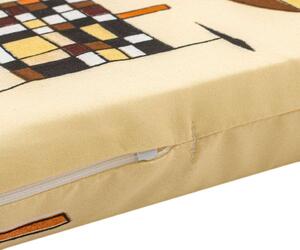 Gyerek habszivacs matrac New Baby 120x60 sárga - különféle minta