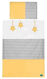 6-részes ágyneműhuzat Belisima Csillag 100x135 sárga