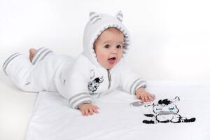 Luxus baba téli pléd New Baby Zebra 110x90 cm