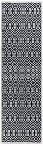 Asiatic kültéri műszálas szőnyeg halsey black - 66 x 240 cm