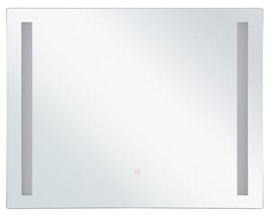 LED fürdőszobai tükör LIRAC 70 cm 60 cm Ezüst