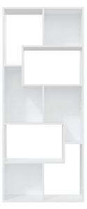 VidaXL fehér forgácslap könyvszekrény 67 x 24 x 161 cm