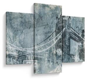 Kép - Tower Bridge hideg tónusokkal (90x60 cm)